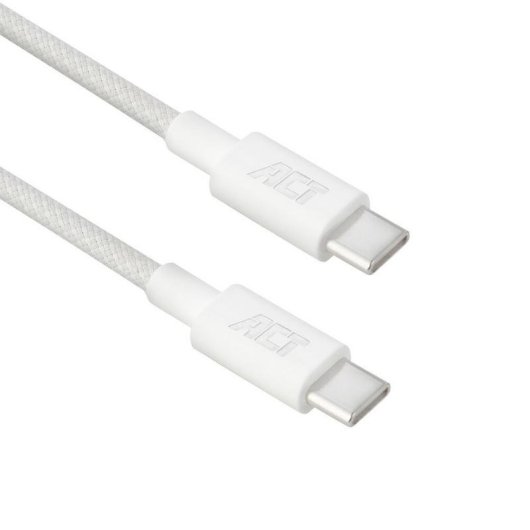 Cavo USB-C a USB-C ACT 60W 1m Bianco