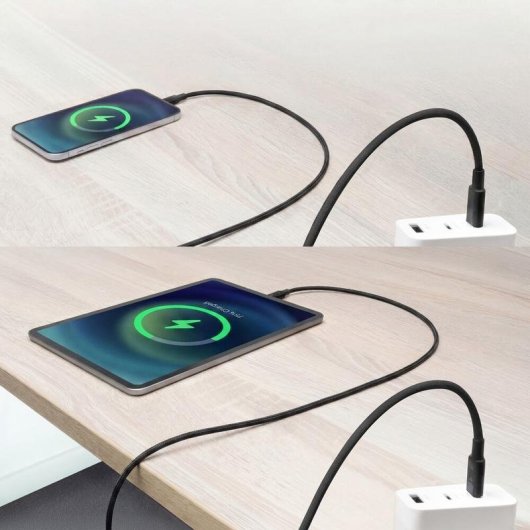 Kabel USB-C auf USB-C ACT 240W 2 Meter Schwarz