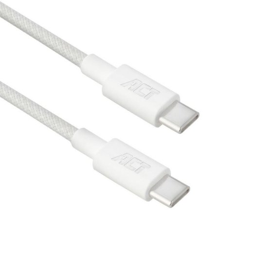 USB-C zu USB-C Kabel ACT 240 W USB 2.0 1 Meter weiß