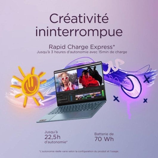 Portátil Lenovo Yoga Slim 7 14AKP10 14" AMD Ryzen AI 7 350 32GB Radeon 860M 1TB SSD Windows 11 ultraligero