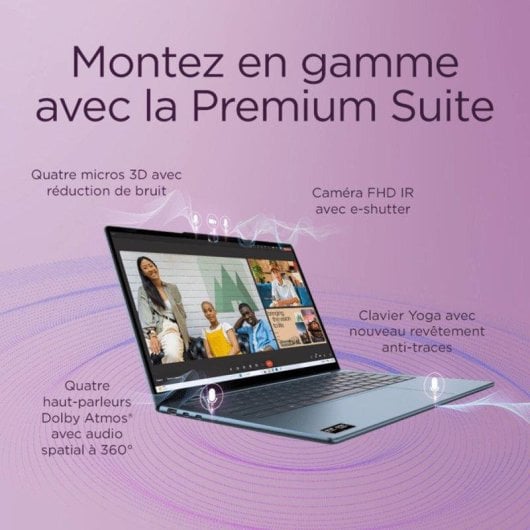 Portátil Lenovo Yoga Slim 7 14AKP10 14" AMD Ryzen AI 7 350 32GB Radeon 860M 1TB SSD Windows 11 ultraligero