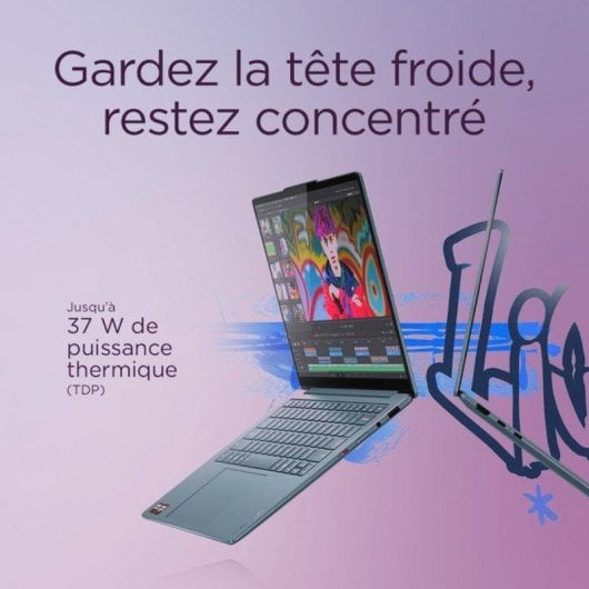 Portátil Lenovo Yoga Slim 7 14AKP10 14" AMD Ryzen AI 7 350 32GB Radeon 860M 1TB SSD Windows 11 ultraligero