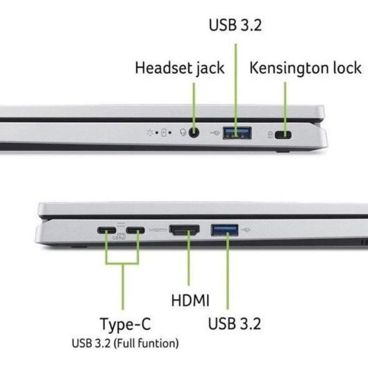 Portátil Acer Aspire Go 14 AG14-22P-R5VY 14" AMD Ryzen 5 7520U 16GB 512GB SSD Radeon 610M Windows 11 Home