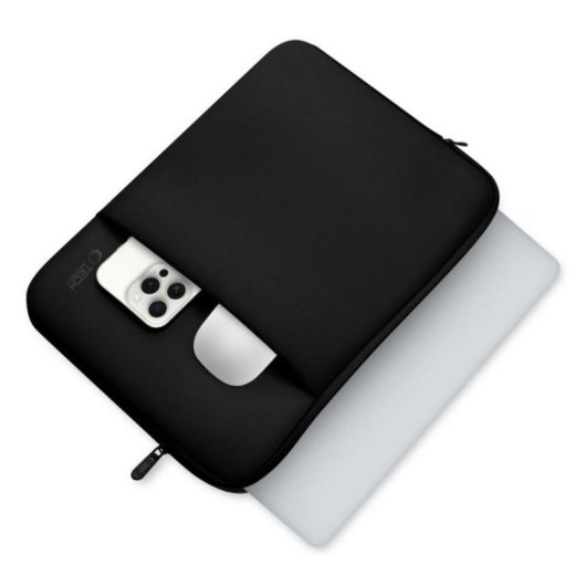 Funda Tech-Protect para portátil 16" Neopreno Negro
