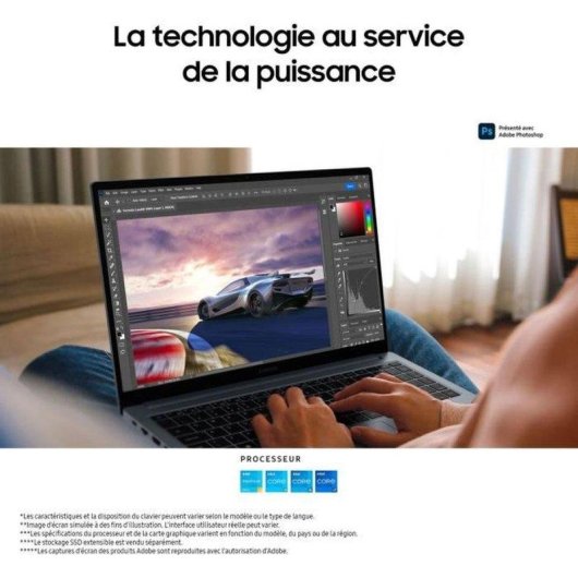 Ordinateur portable Samsung Galaxy Book4 15,6" Intel Core i5-1335U 8Go 256Go SSD Iris Xe Windows 11