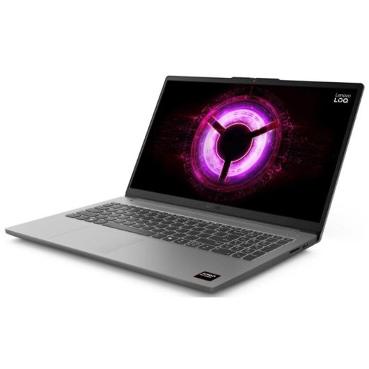 Portátil Lenovo LOQ 15ARP10E 15,6" AMD Ryzen 5 150 16GB 512GB SSD RTX 3050 Sin SO