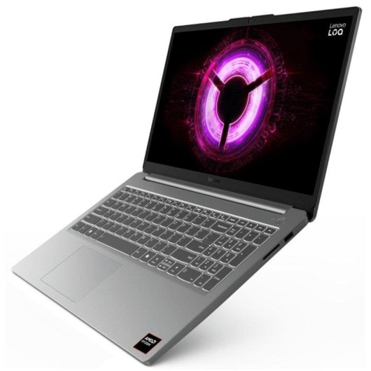 Portátil Lenovo LOQ 15ARP10E 15,6" AMD Ryzen 5 150 16GB 512GB SSD RTX 3050 Sin SO