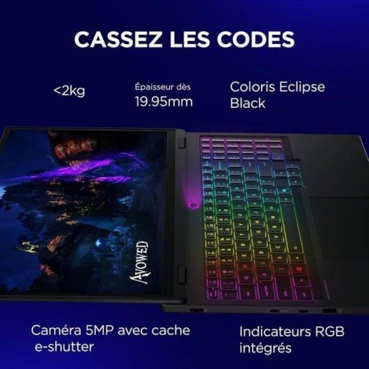 Portátil Lenovo Legion 5 15IRX10 15,1" Intel Core i7-13650HX 32GB 512GB SSD RTX 5060 Sin SO
