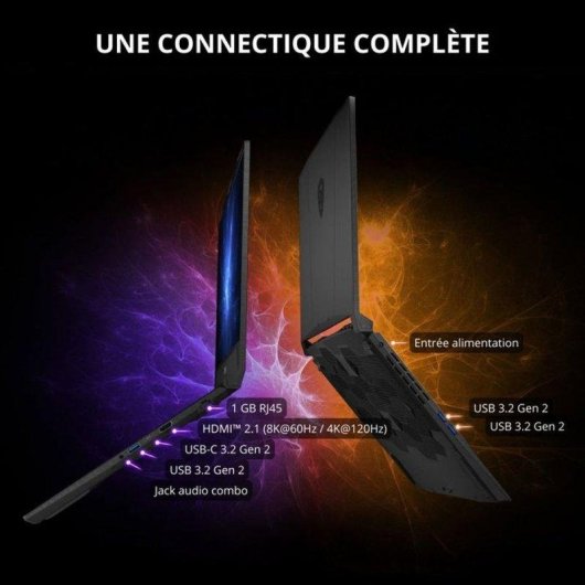 Ordinateur portable MSI Katana 17 HX B14WGK-256XFR 17.3" Intel Core i7-14650HX 32GB 512GB SSD RTX 5070 FreeDOS