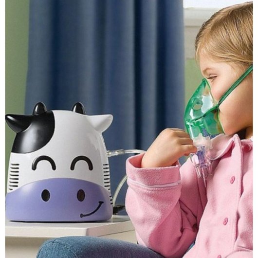Inhalador Promedix PR-810 Krówka Tumulto Infantil Compressor Nebulizador