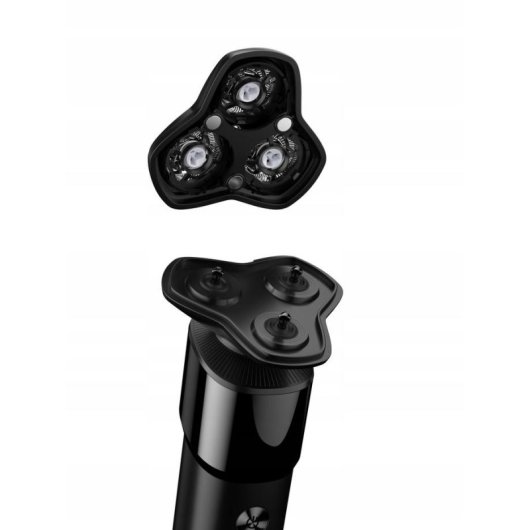 Afeitadora Facial Blaupunkt MSR502 Inalámbrica 70min Seco y Mojado 3 Cabezales Flexibles
