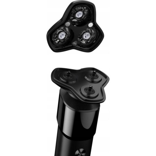 Afeitadora Facial Blaupunkt MSR502 Inalámbrica 70min Seco y Mojado 3 Cabezales Flexibles