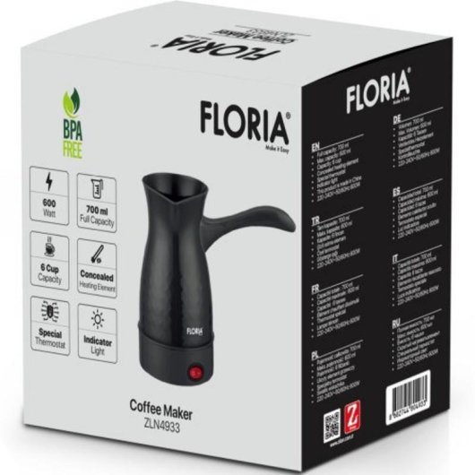 Filterkaffeemaschine brightsign Floria ZLN4933 700 ml 6 Tassen 600 W