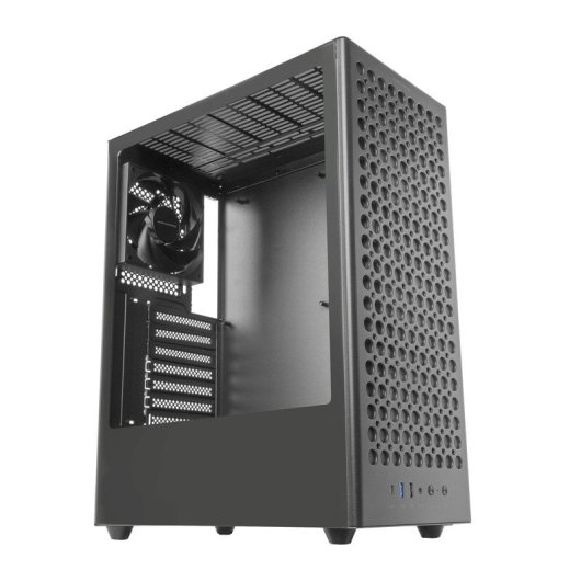 Boîtier ATX Mars Gaming MC-T800 4 ventilateurs FDB Mesh Verre Trempé USB-C Noir