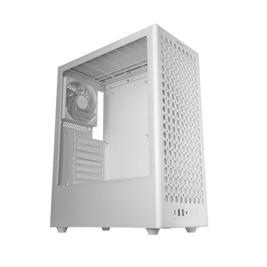 Boîtier ATX Mars Gaming MC-T800 4 Ventilateurs FDB Mesh Verre Trempé USB-C Blanc