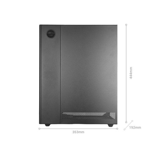 Boîtier ATX Mars Gaming MC-T800 4 Ventilateurs FDB Mesh Verre Trempé USB-C Blanc