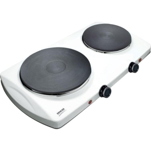 Placa de Cocina Sencor SCP 2253WH-EUE4 Eléctrica 2 Zonas 18 y 15 cm