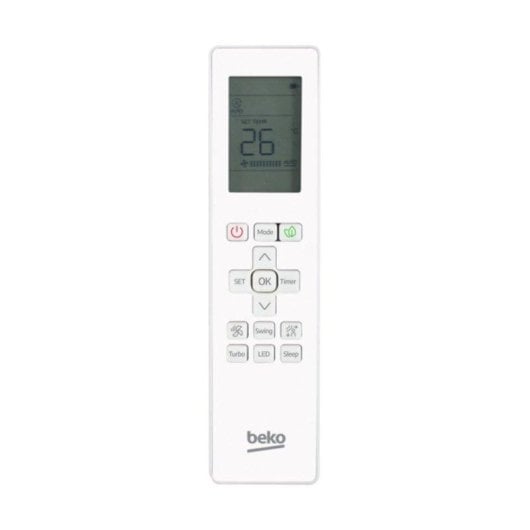 Aire Acondicionado Split 1x1 Beko BEHPP 180 / BEHPP 181 4.386 Frigorías con Bomba de Calor WiFi