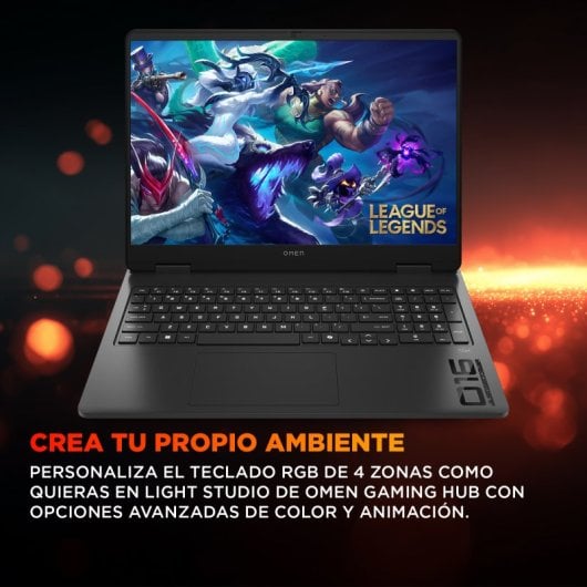 Portátil HP OMEN Slim Gaming 16-an0067ns 16" Intel Core Ultra 7 255H 24GB 1TB SSD RTX 5070 FreeDOS