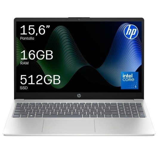 Portátil HP 15-fd1004nsx 15.6" Intel Core 5 120U 16GB 512GB SSD Intel Graphics FreeDOS