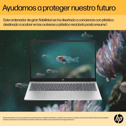Portátil HP 15-fc1004nsx 15.6" AMD Ryzen 5 7520U 16GB 512GB SSD Radeon 610M Windows 11