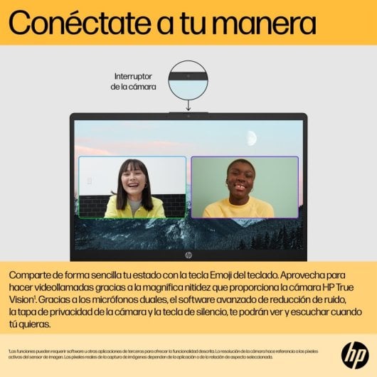 Portátil HP 15-fc1004nsx 15.6" AMD Ryzen 5 7520U 16GB 512GB SSD Radeon 610M Windows 11