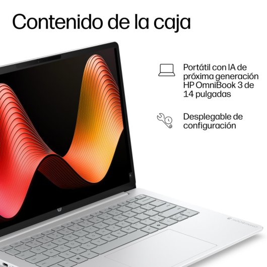 Portátil HP OmniBook 3 14-hz0009nsx 14" Snapdragon X X1-26-100 16GB 512GB SSD Adreno GPU Windows 11