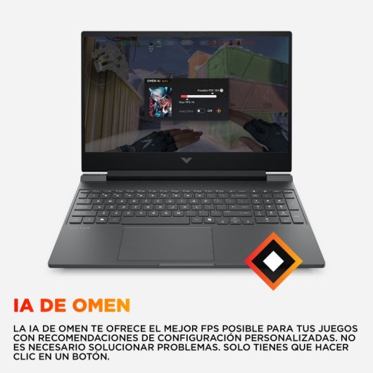 Portátil HP Victus 15-fa2092ns 15.6" Intel Core i5-14500HX 16GB 512GB SSD RTX 3050 FreeDOS + REGALO