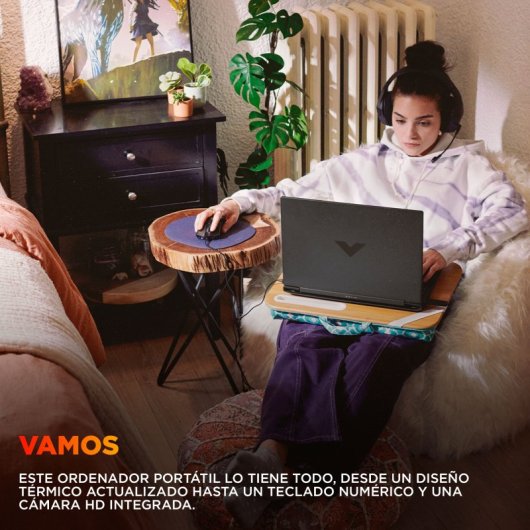 Portátil HP Victus 15-fa2092ns 15.6" Intel Core i5-14500HX 16GB 512GB SSD RTX 3050 FreeDOS + REGALO