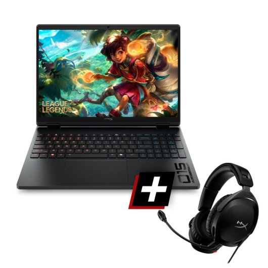 Portátil HP HyperX OMEN 15 15-gb0000ns 15.3" AMD Ryzen 5 240 16GB 512GB SSD RTX 5050 FreeDOS