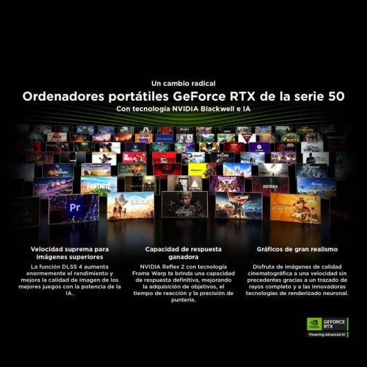 Portátil HP OMEN 16 Slim 16-an0066ns 16" Intel Core Ultra 7 255H 16GB 1TB SSD RTX 5060 + REGALO