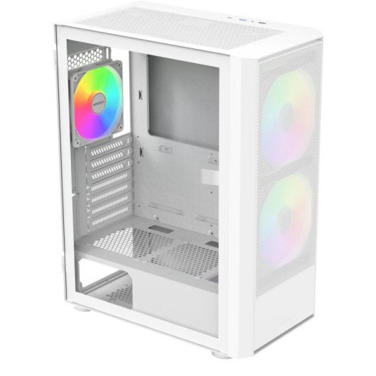 PC-Gehäuse Montech X2 Plus Weiß Mittelturm ATX Gaming RGB