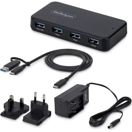 Hub StarTech 4 ports USB-A 5 Gbps modèle ST4300USB3V2-UE avec charge BC 1.2