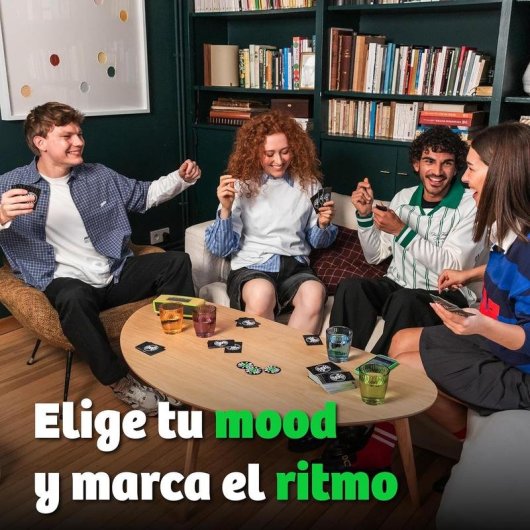 Juego de Mesa Match My Beat Jumbo 400 Cartas 4 Playlists 200 Canciones