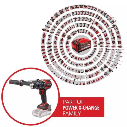 Taladro de pistola Einhell TP-CD 18/120 Li-i BL Sin escobillas 18V Negro/Rojo
