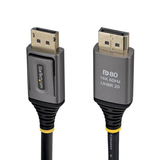 DisplayPort 2.1 Kabel StarTech 2m Männlich zu Männlich 80 Gbit/s 16K