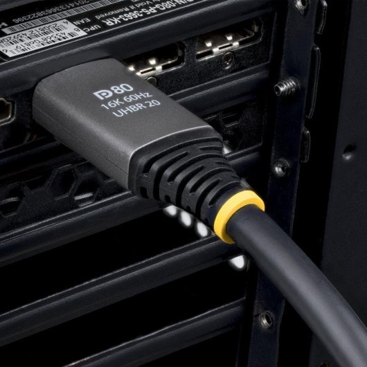DisplayPort 2.1 Kabel StarTech 2m Männlich zu Männlich 80 Gbit/s 16K