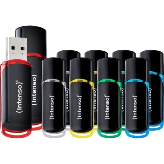 Memoria USB Intenso 3511551 Multipack 10x 4 GB USB 2.0 colores variados