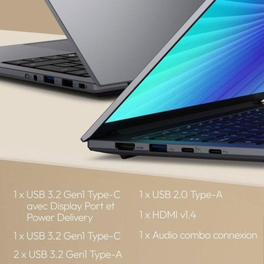 Portátil Medion Signium 14 S1 14" Intel Core 5-120U 16GB 512GB SSD Iris Xe Sin SO