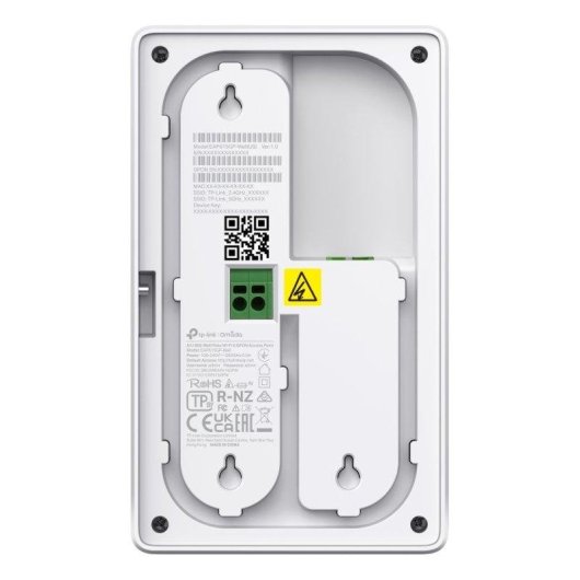 Punto de Acceso Inalámbrico Omada EAP625GP-Wall Wi-Fi 6 Dual-Banda 1201 Mbit/s