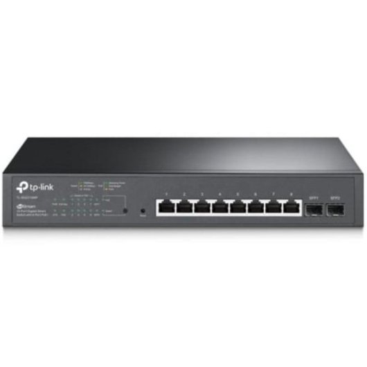 Conmutador TP-Link Omada TL-SG2210MP Gestionado L2/L2+ Gigabit PoE+ 8 Puertos 2 SFP
