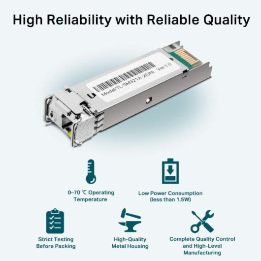 Transceptor SFP Omada SM321A-2 Fibra Óptica 1250 Mbit/s BX