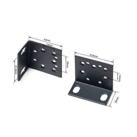 Kit de montaje en rack TP-Link Omada RackMount Kit-19 Metal Negro