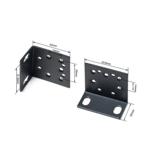 Kit de montaje en rack TP-Link Omada RackMount Kit-19 Metal Negro
