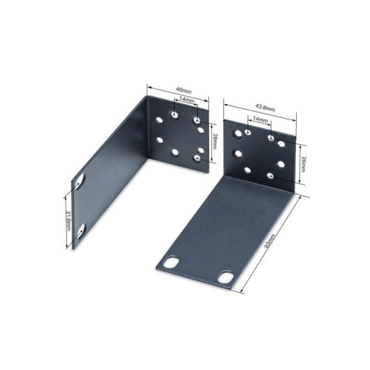 Kit de montaje TP-Link Omada RackMount Kit-13 Metal Negro