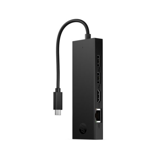 Hub USB-C HP Portable 4K con Ethernet Gigabit e 65W