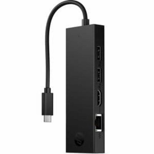 Hub USB-C HP Portable 4K con Ethernet Gigabit e 65W