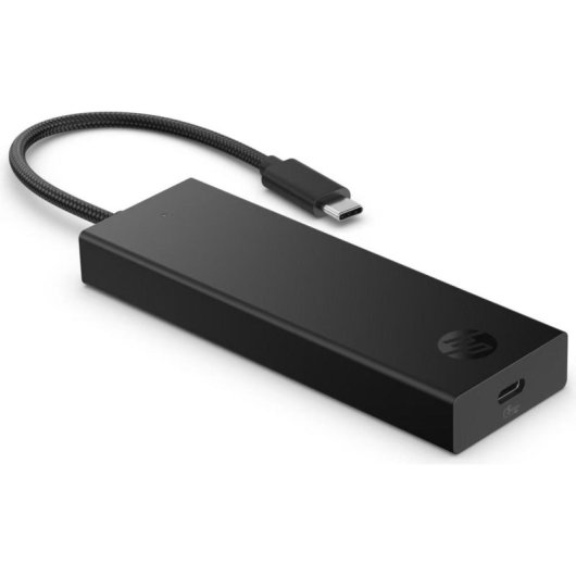 Hub USB-C HP Portable 4K con Ethernet Gigabit e 65W