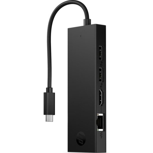 Hub USB-C HP Portable 4K con Ethernet Gigabit e 65W