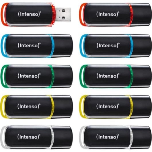 Memoria USB Intenso 3511561 Multipack 8GB USB 2.0 Colores Variados